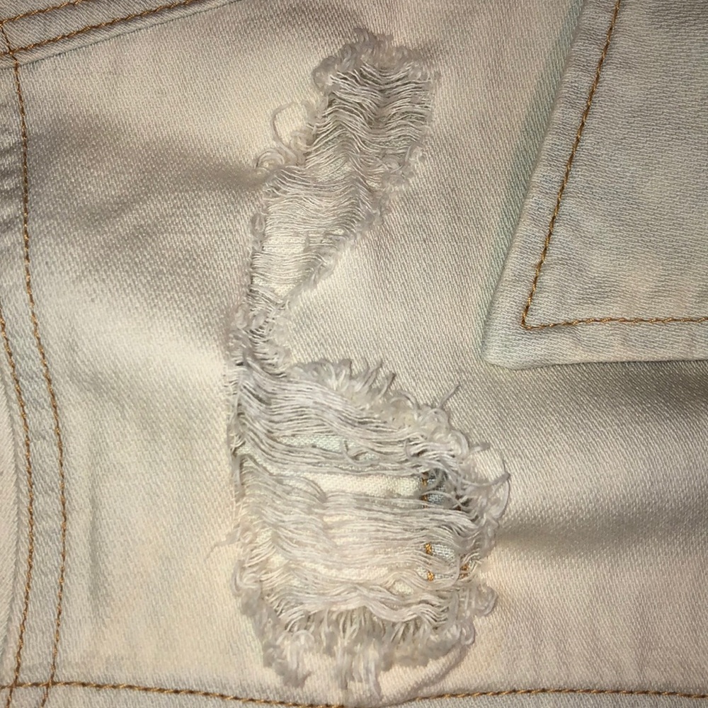 Distressed Jean Jacket - Picture 3 of 6